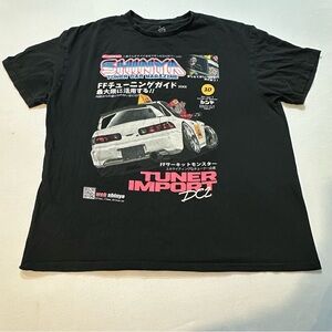Shinya JDM Tuner Import Graphic Tee Black XL